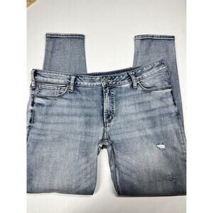 Silver Suki Skinny Distressed Stretch Jean Womens Size 36x31